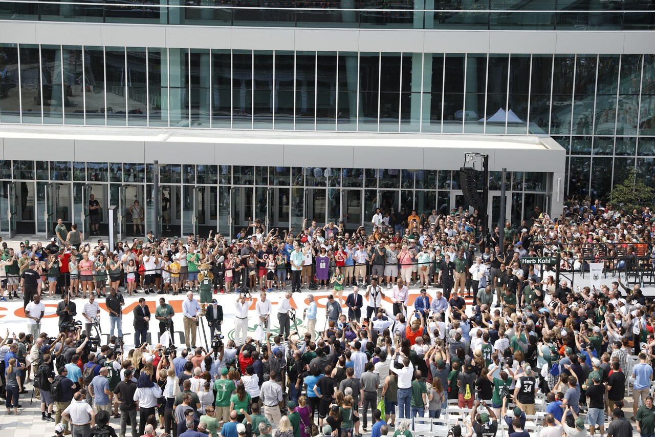 Fiserv Forum Ribbon Cutting Ceremony | Milwaukee Bucks