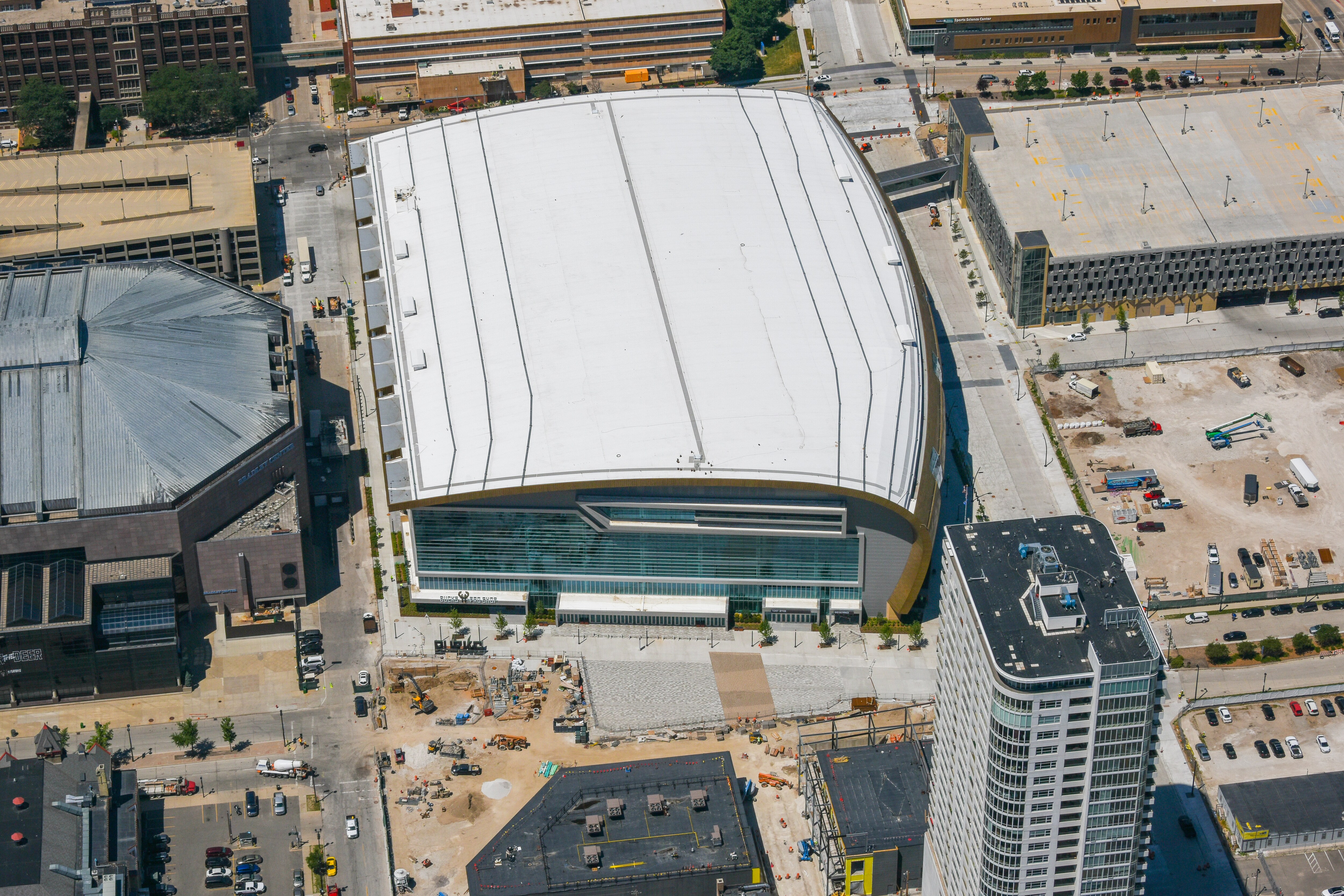 New Bucks Arena July Aerials | Milwaukee Bucks