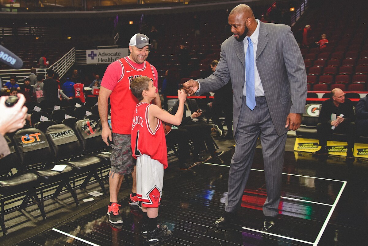 CHICAGO BULLS AND FANDUEL HOST PLAYER FOR A DAY EXPERIENCE Photo