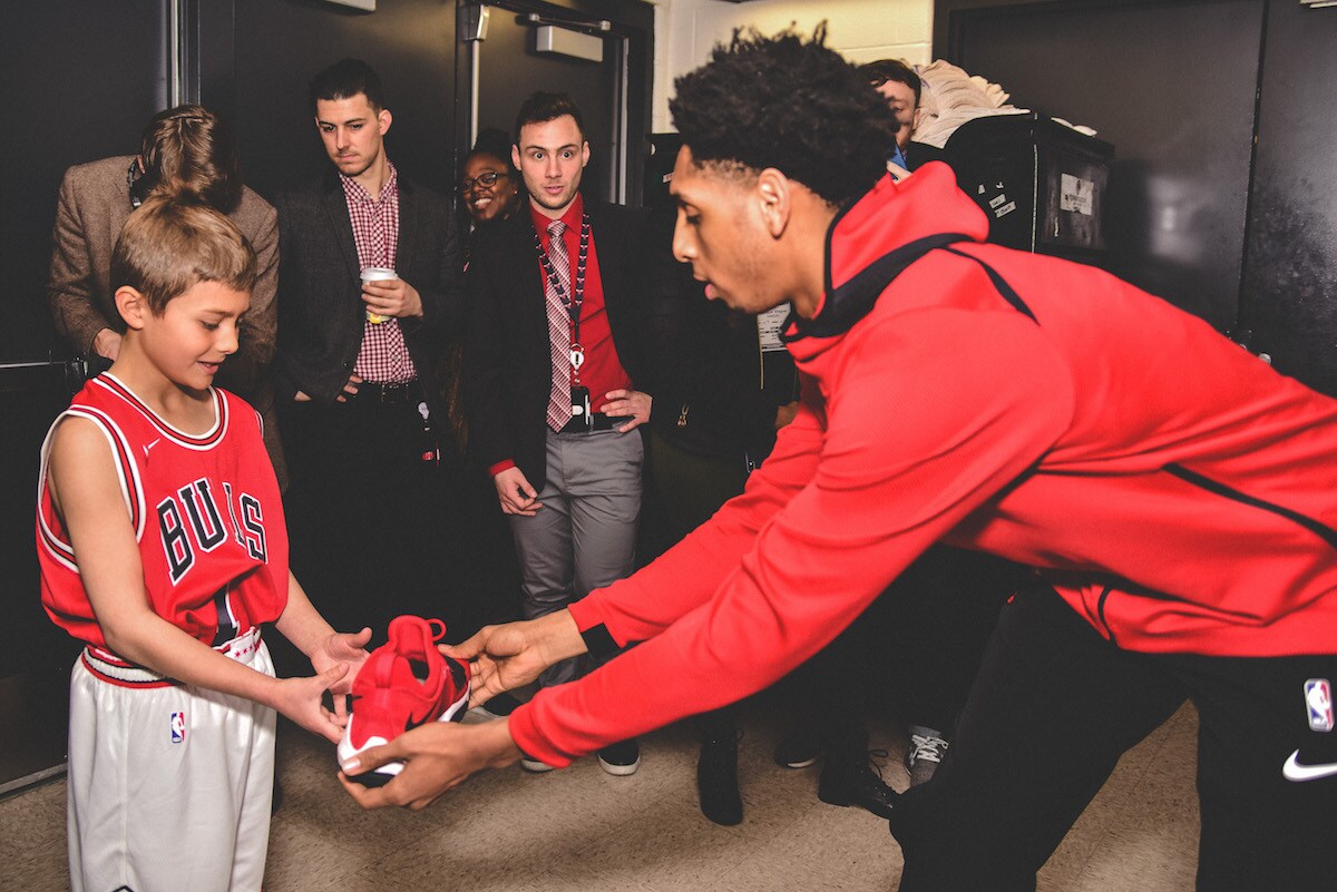 CHICAGO BULLS AND FANDUEL HOST PLAYER FOR A DAY EXPERIENCE Photo
