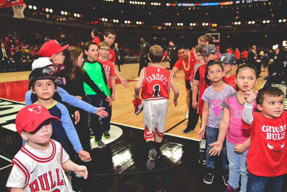 CHICAGO BULLS AND FANDUEL HOST PLAYER FOR A DAY EXPERIENCE Photo