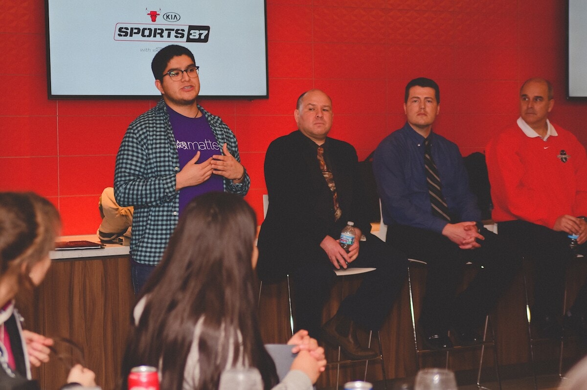 Bulls host career panel for kia and after school matters sports 37