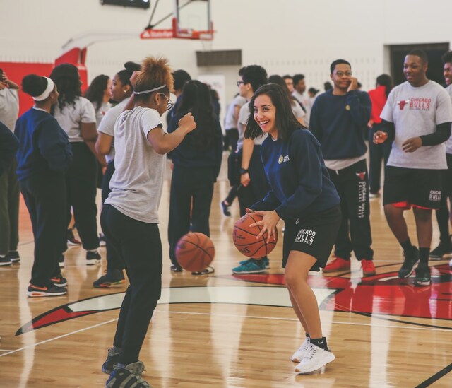 CDW AND CHICAGO BULLS HOST COURT OF DREAMS FOR STUDENTS Photo Gallery
