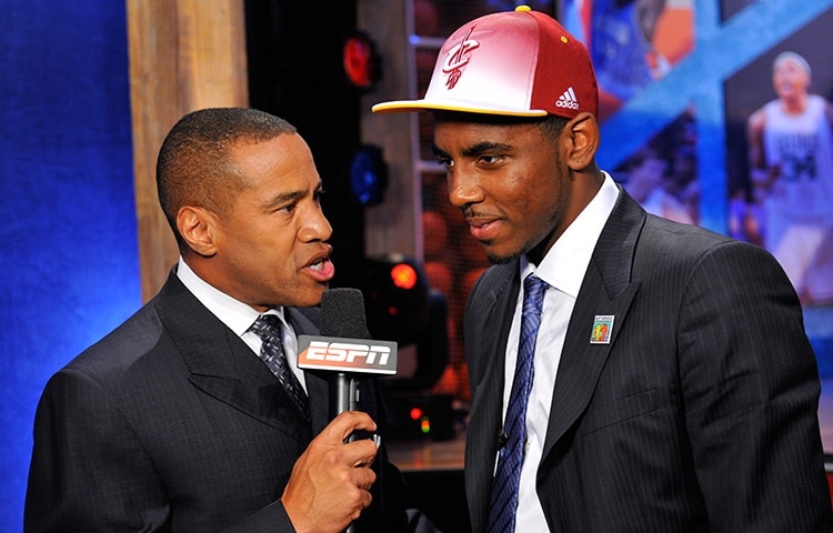 kyrie irving draft night
