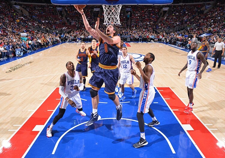 Cleveland Cavaliers at Philadelphia 76ers - January 10, 2016