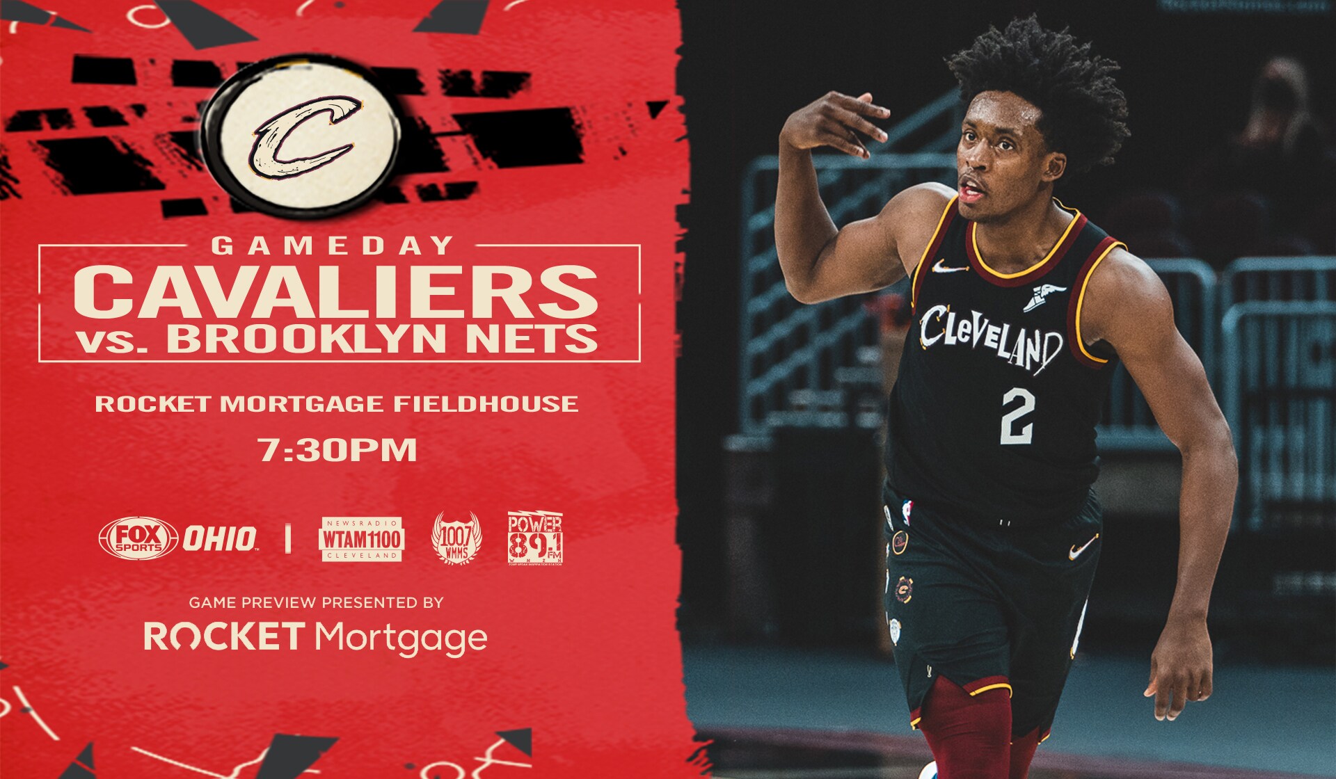 Cavs vs Nets Rocket Mortgage Game Preview