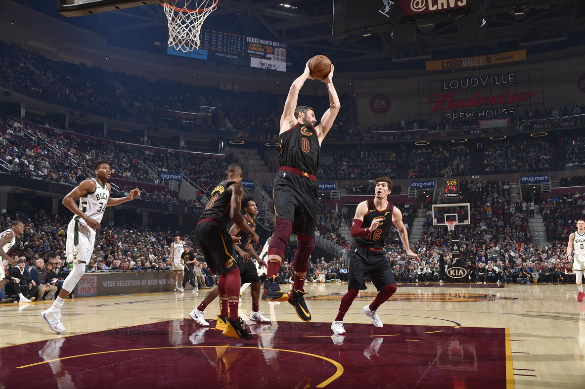 Vibrant Cavs Vs Bucks | Rocket Game Preview Wallpaper Collection