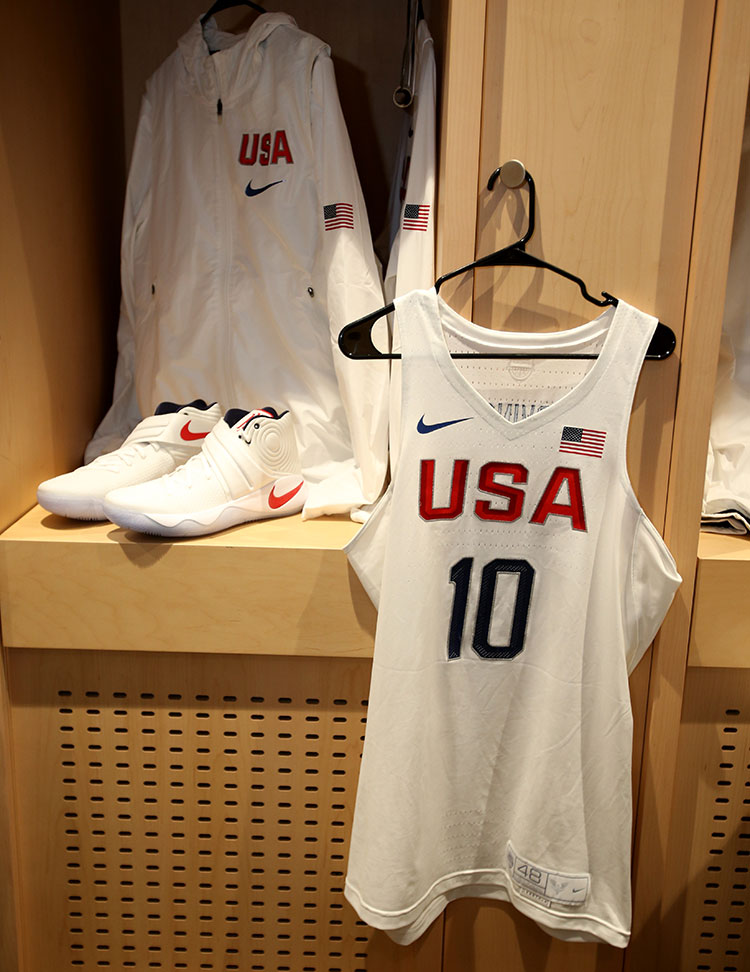 Kyrie Irving in Action with USA Basketball vs. Argentina