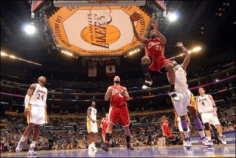 Cavaliers: Cavaliers at Lakers - January 27th, 2008 | Cleveland Cavaliers