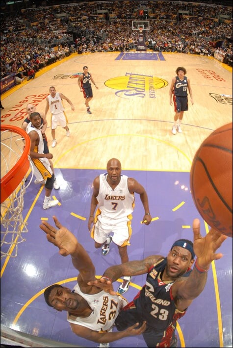 lakers vs cavs 2009