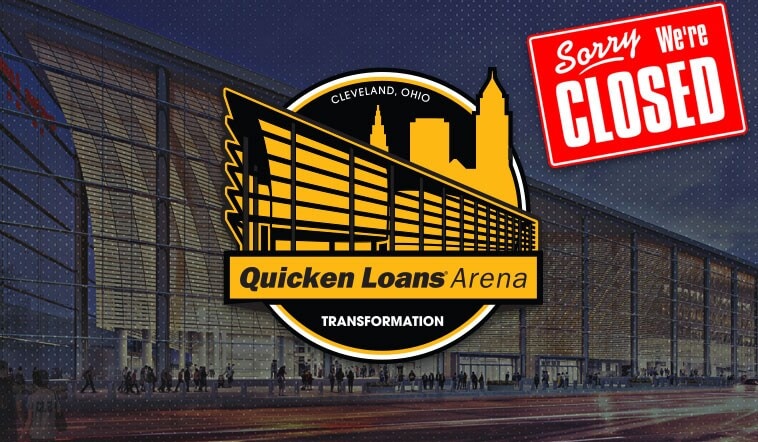 Quicken Loans Arena Closed for the Summer | Cleveland Cavaliers