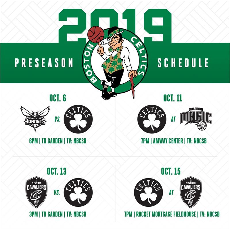 2019 Preseason Schedule Announced