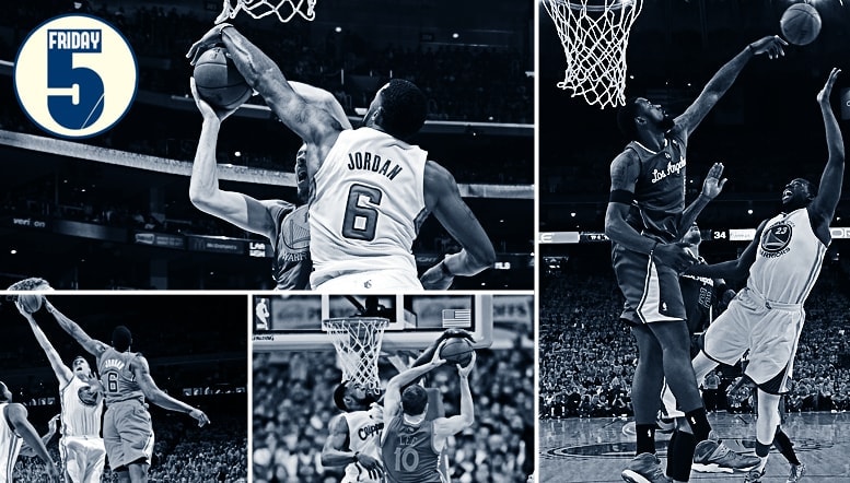 FRIDAY FIVE: JORDAN BEST BLOCKS OF THE PLAYOFFS | LA Clippers