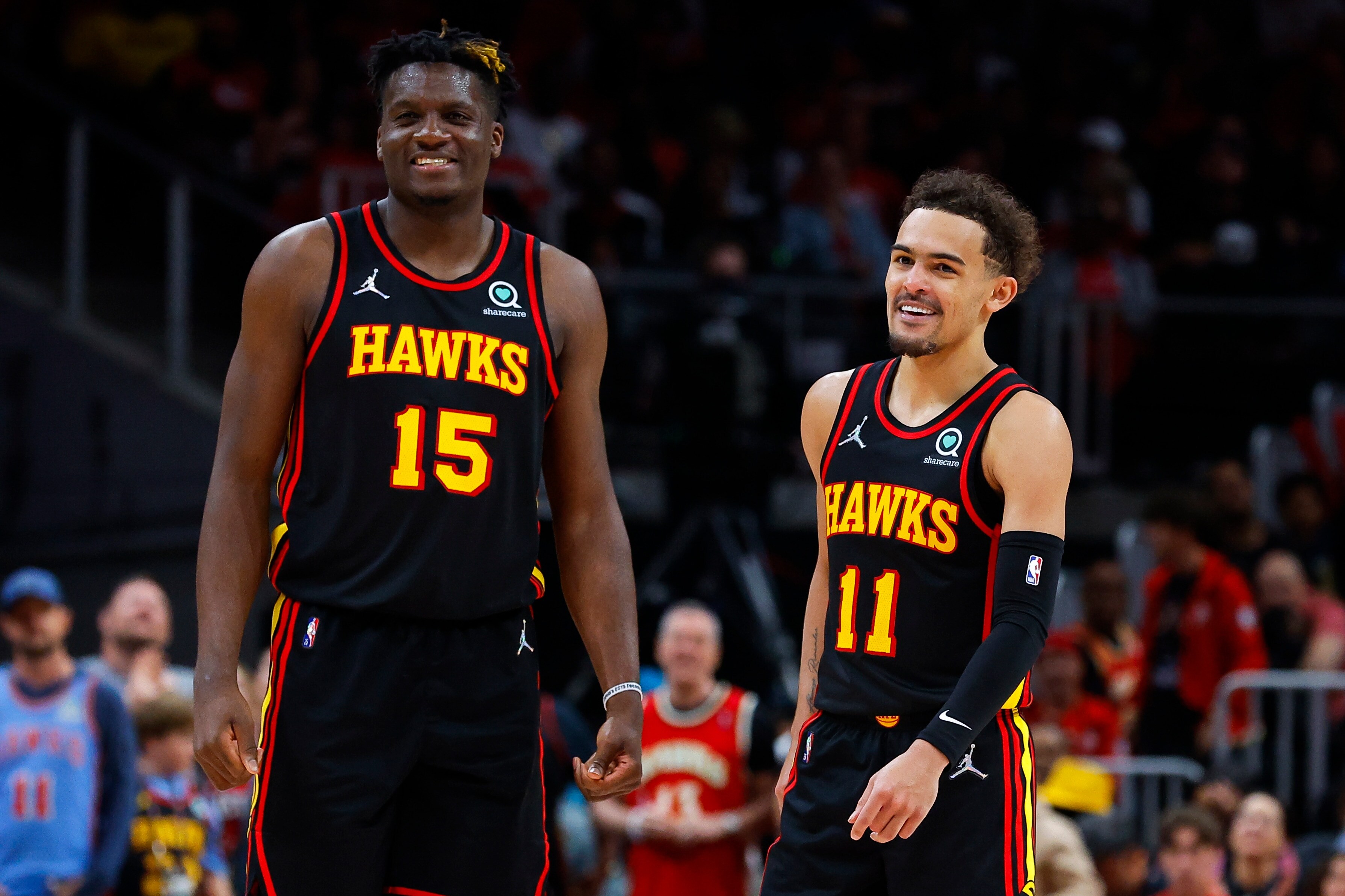 Clint Capela  and Trae Young