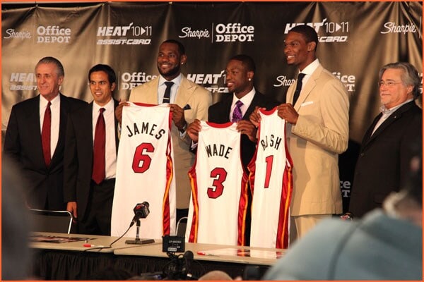 miami heat welcome party