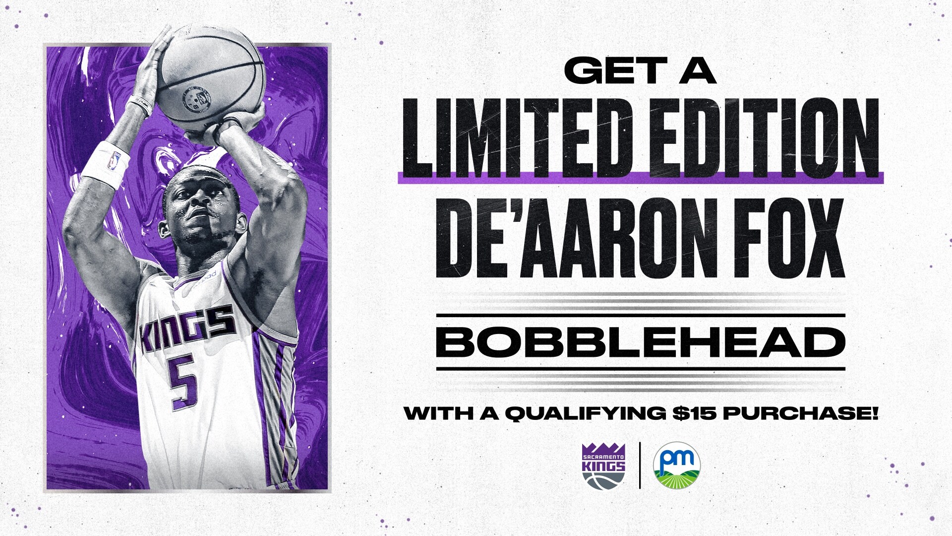 Get Your De'Aaron Fox Bobblehead!