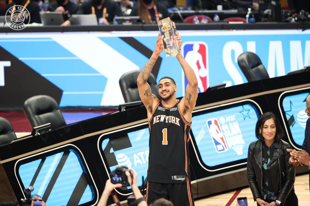 Obi Toppin 2022 NBA Slam Dunk Champion | New York Knicks
