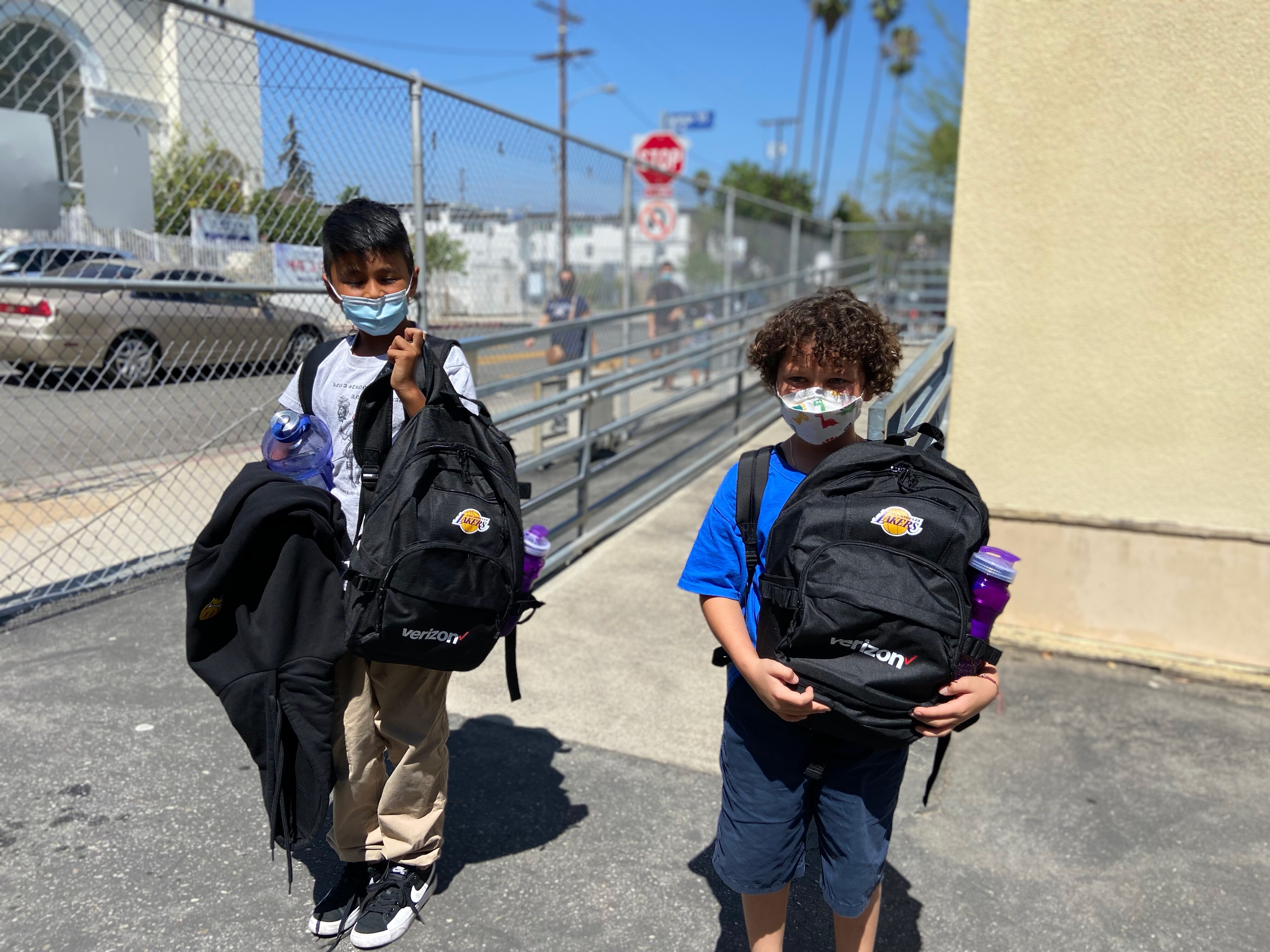 Lakers and Verizon Backpack Build Photo Gallery