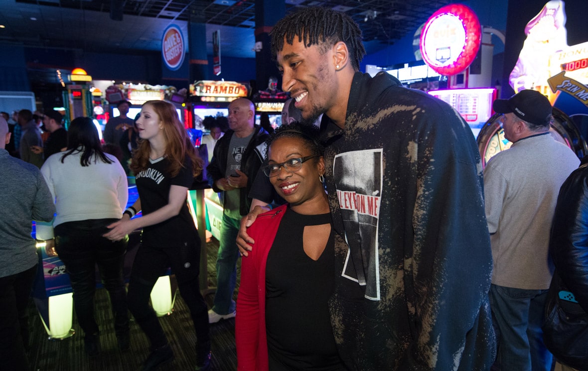 Brooklyn Nets Meet Season Ticket Members at Dave & Buster's in Times