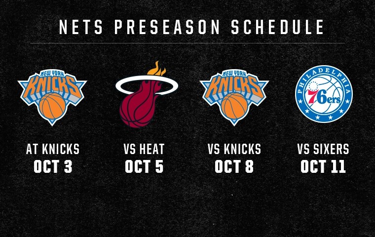 Brooklyn Nets Announce Preseason Schedule | Brooklyn Nets