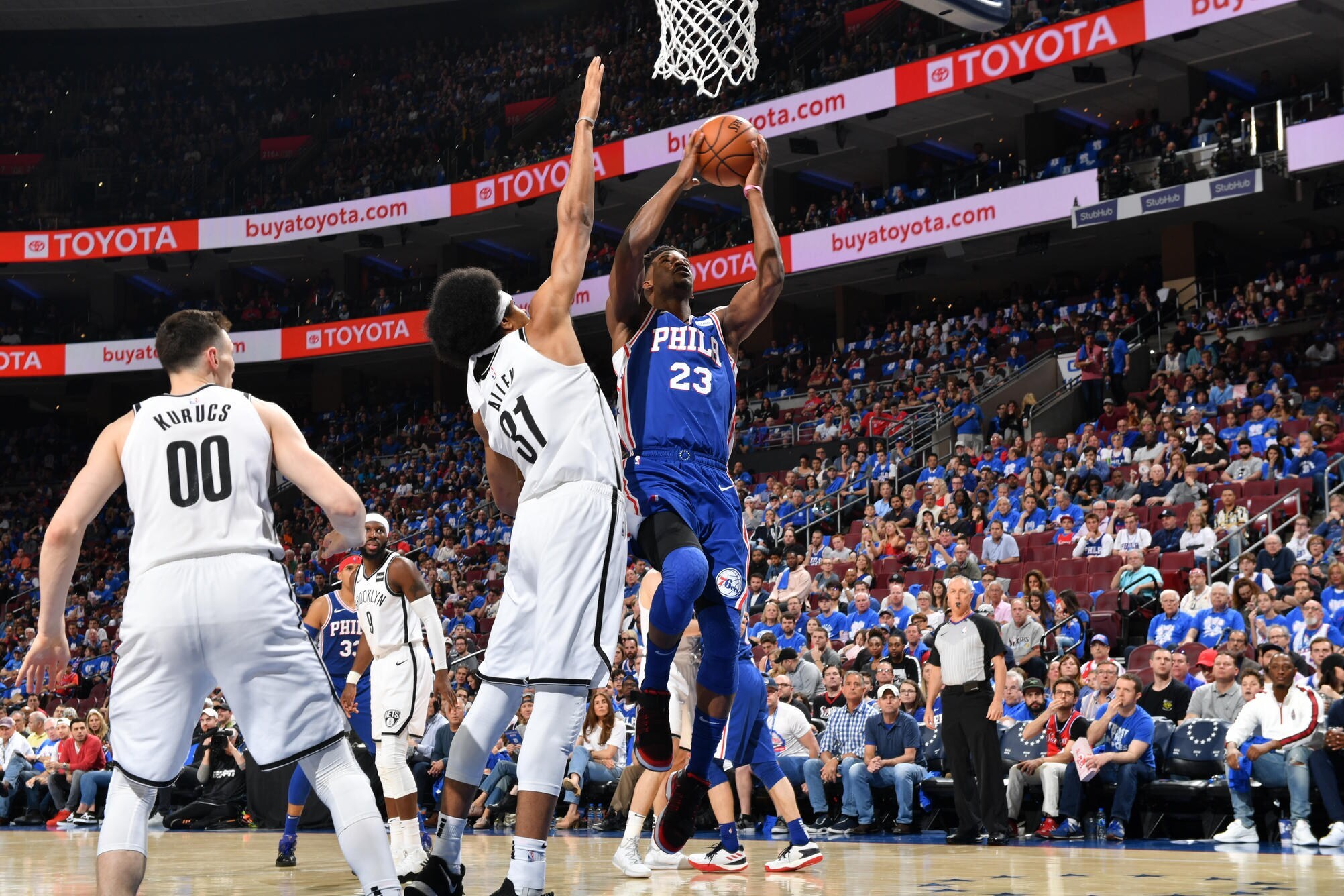 Gallery Nets vs. 76ers Game 1 Photo Gallery