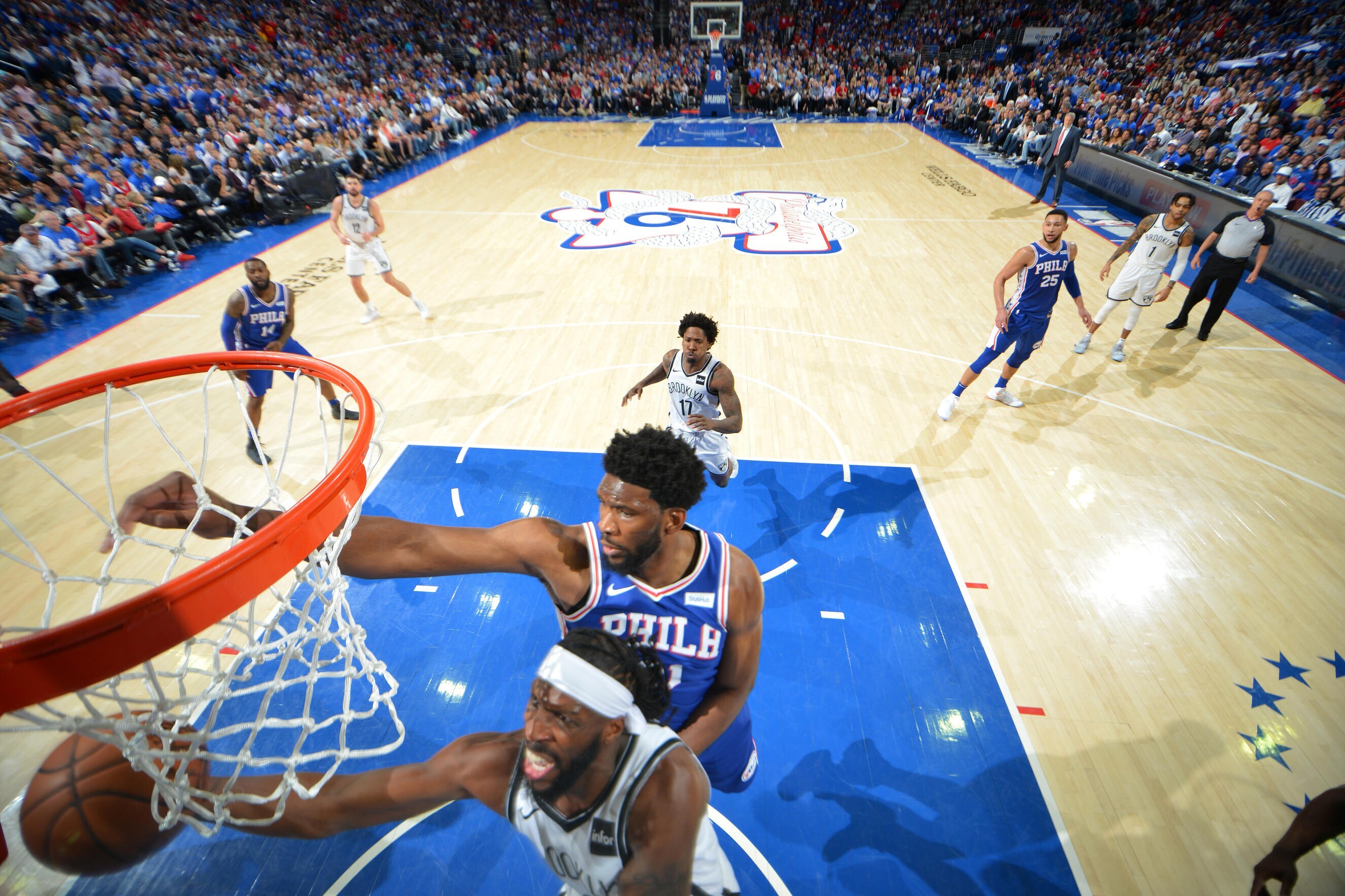 Gallery Nets vs. 76ers Game 1 Photo Gallery