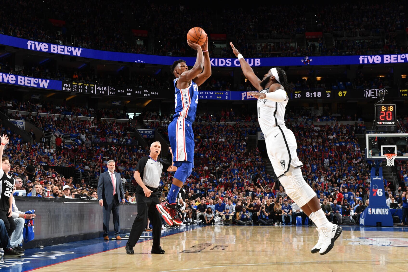 Gallery Nets vs. 76ers Game 1 Photo Gallery