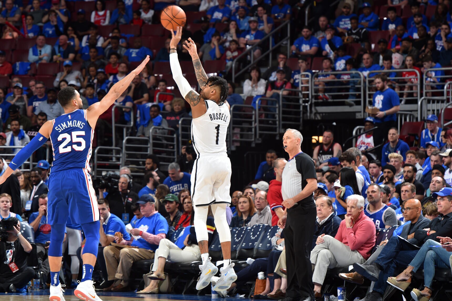 Gallery Nets vs. 76ers Game 1 Photo Gallery