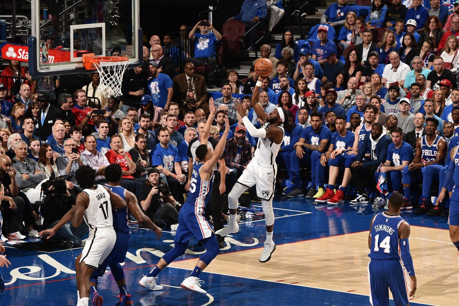 Gallery Nets vs. 76ers Game 1 Photo Gallery