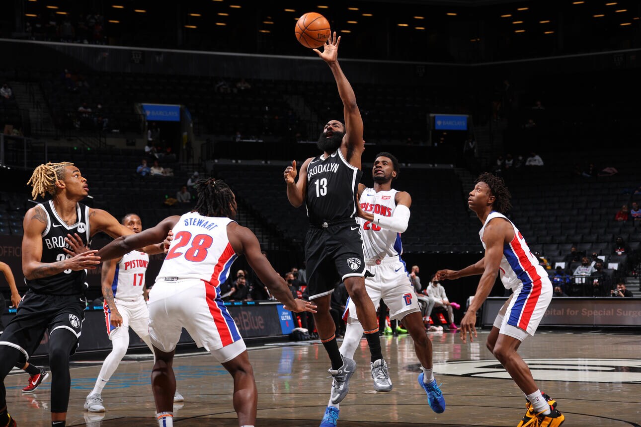 Gallery Nets vs. Pistons Photo Gallery