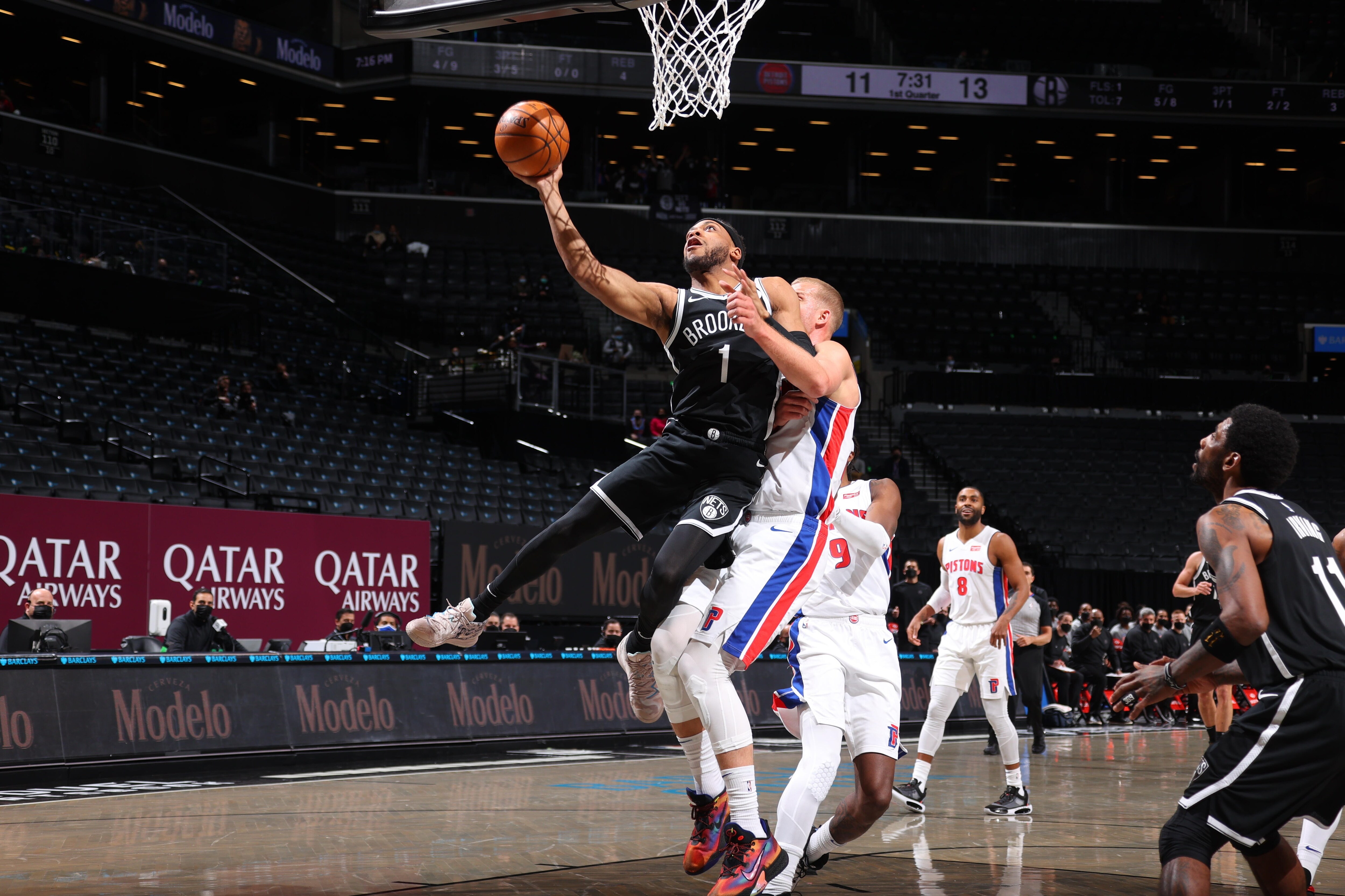 Gallery Nets vs. Pistons Photo Gallery