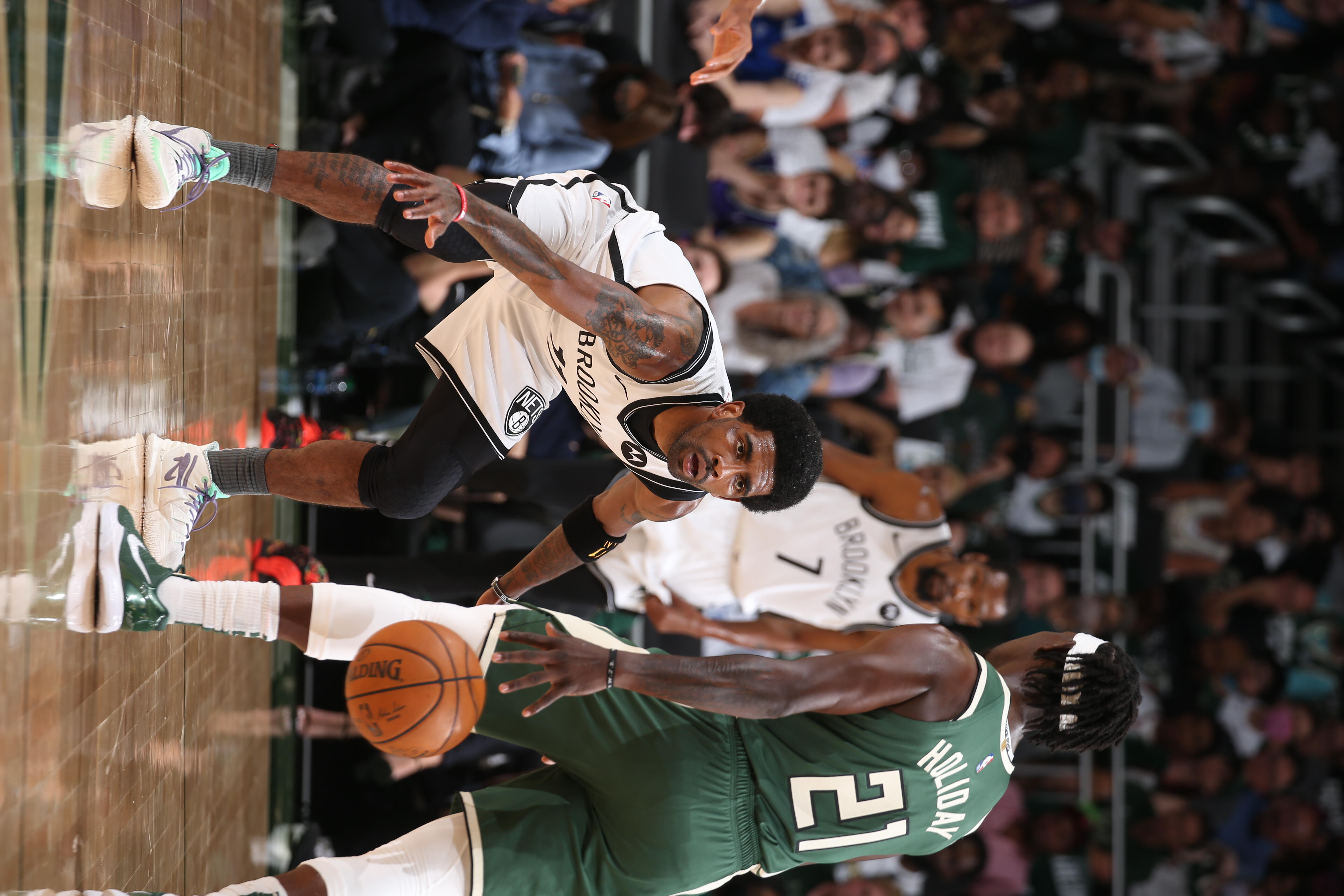 Gallery Nets vs. Bucks Game 3 Photo Gallery