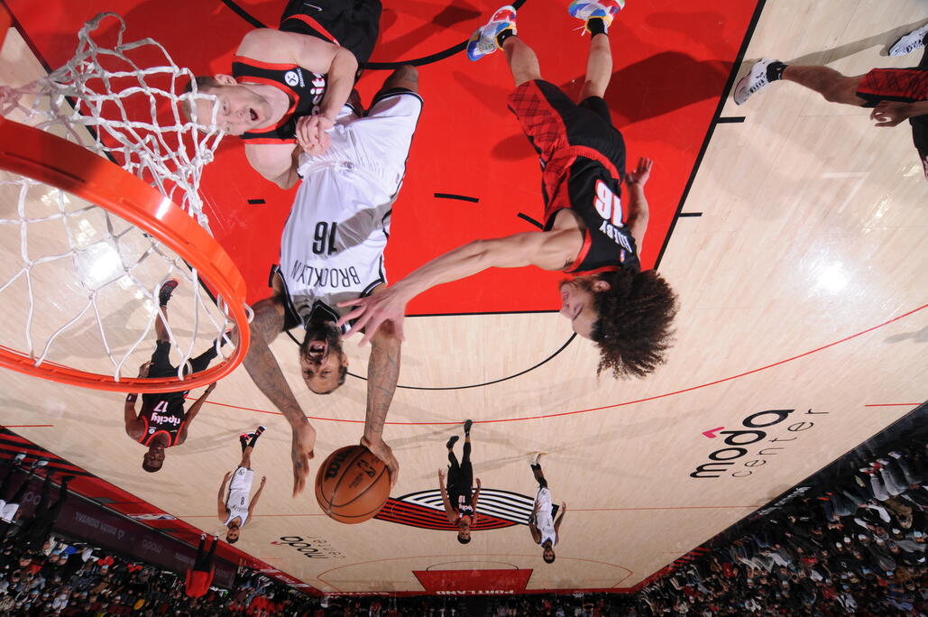 Gallery Nets vs. Trail Blazers Photo Gallery