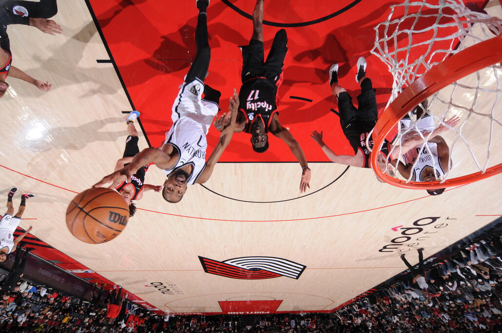 Gallery Nets vs. Trail Blazers Photo Gallery