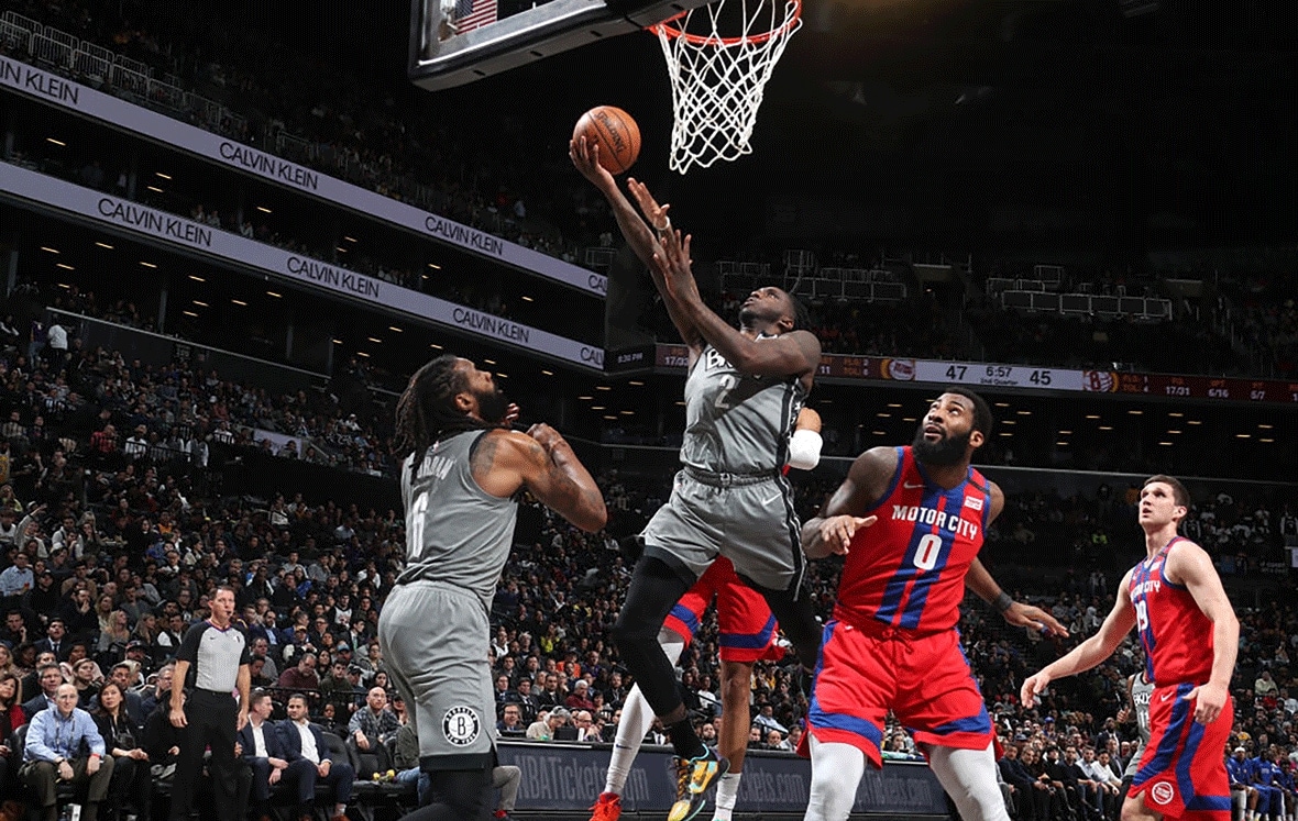 Nets vs. Pistons Jarrett Allen, Taurean Prince, and Kenny Atkinson Top