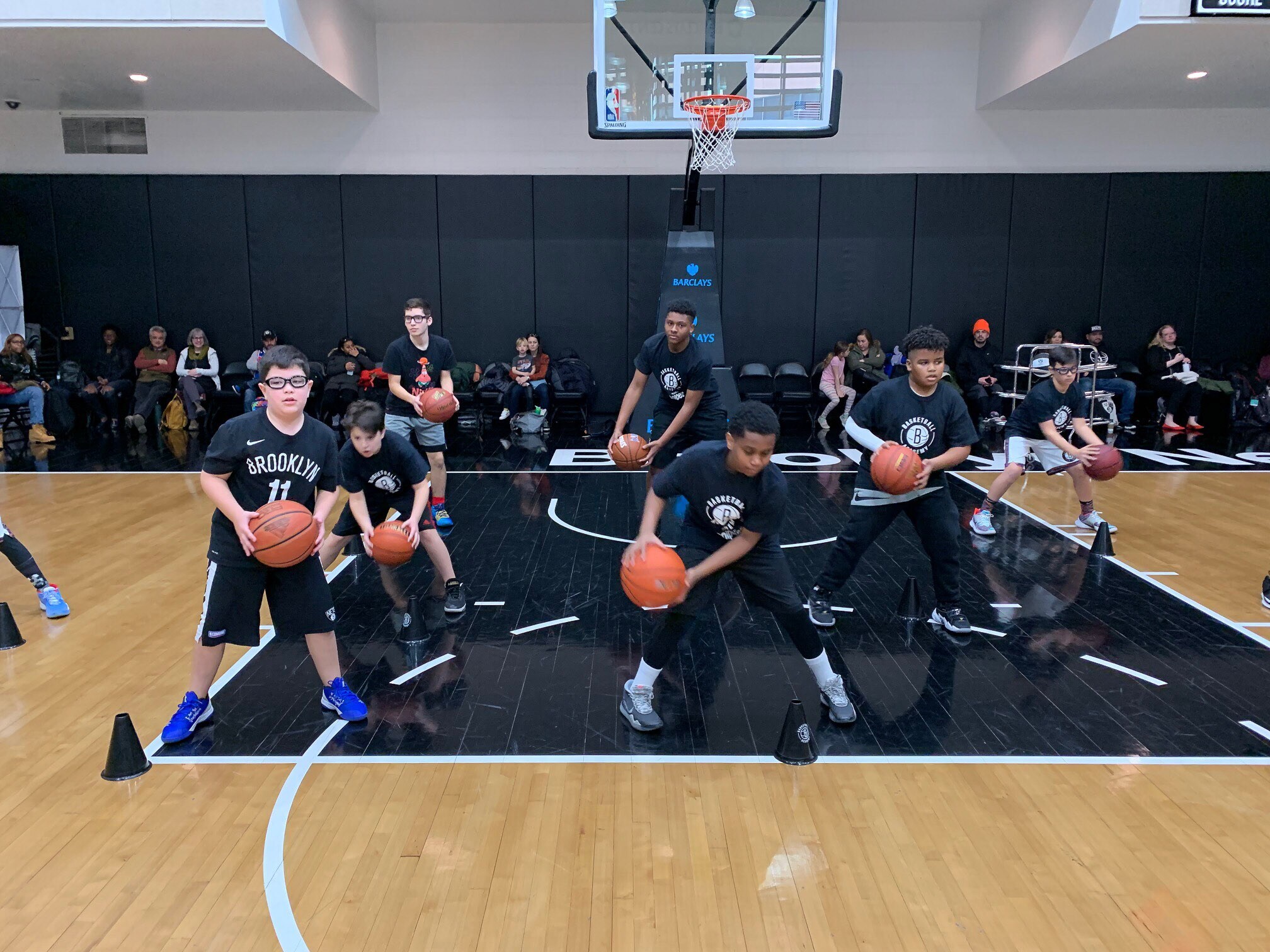 Brooklyn Nets Basketball Academy PreGame Clinic Photo Gallery