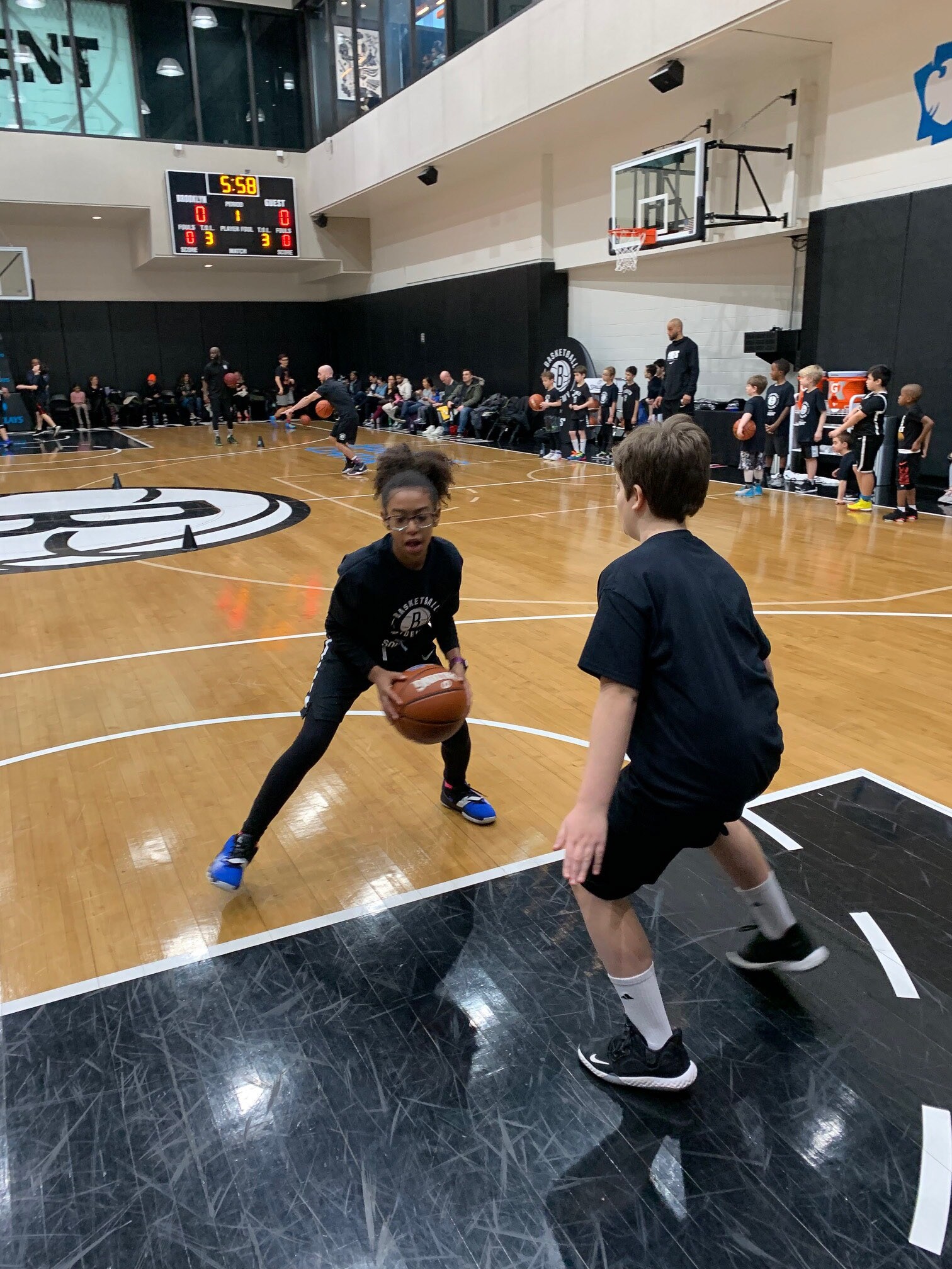 Brooklyn Nets Basketball Academy PreGame Clinic Photo Gallery