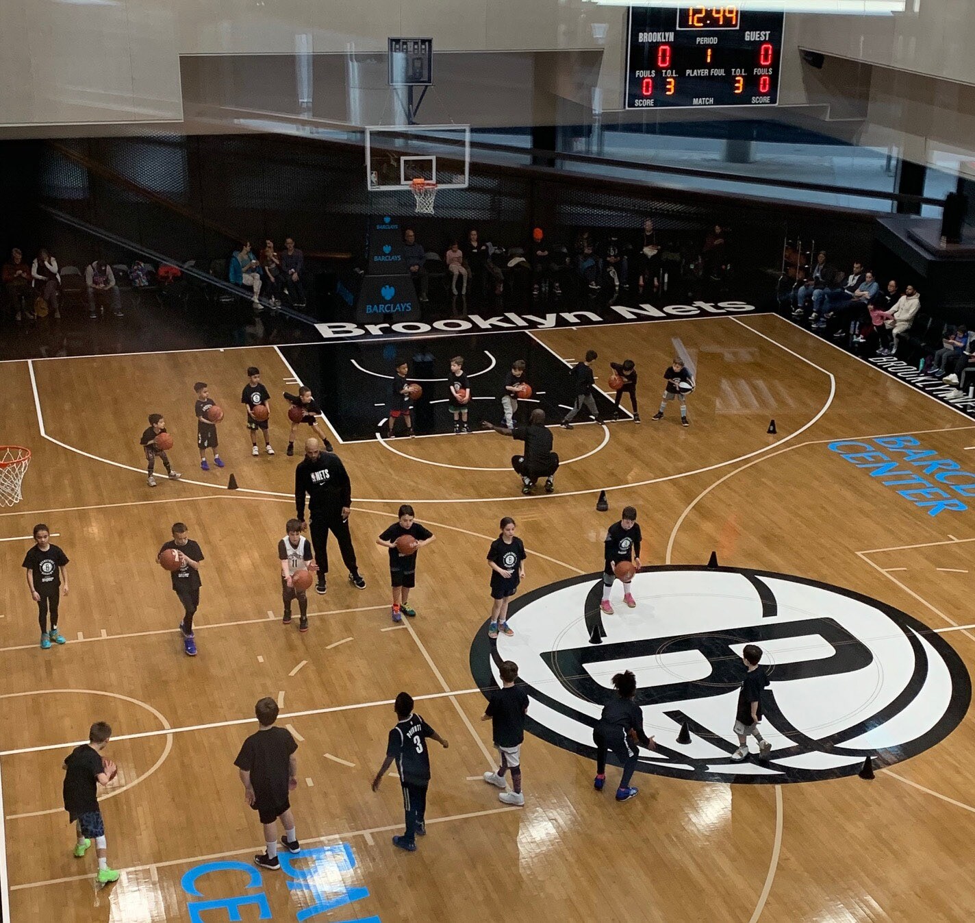 Brooklyn Nets Basketball Academy PreGame Clinic Photo Gallery