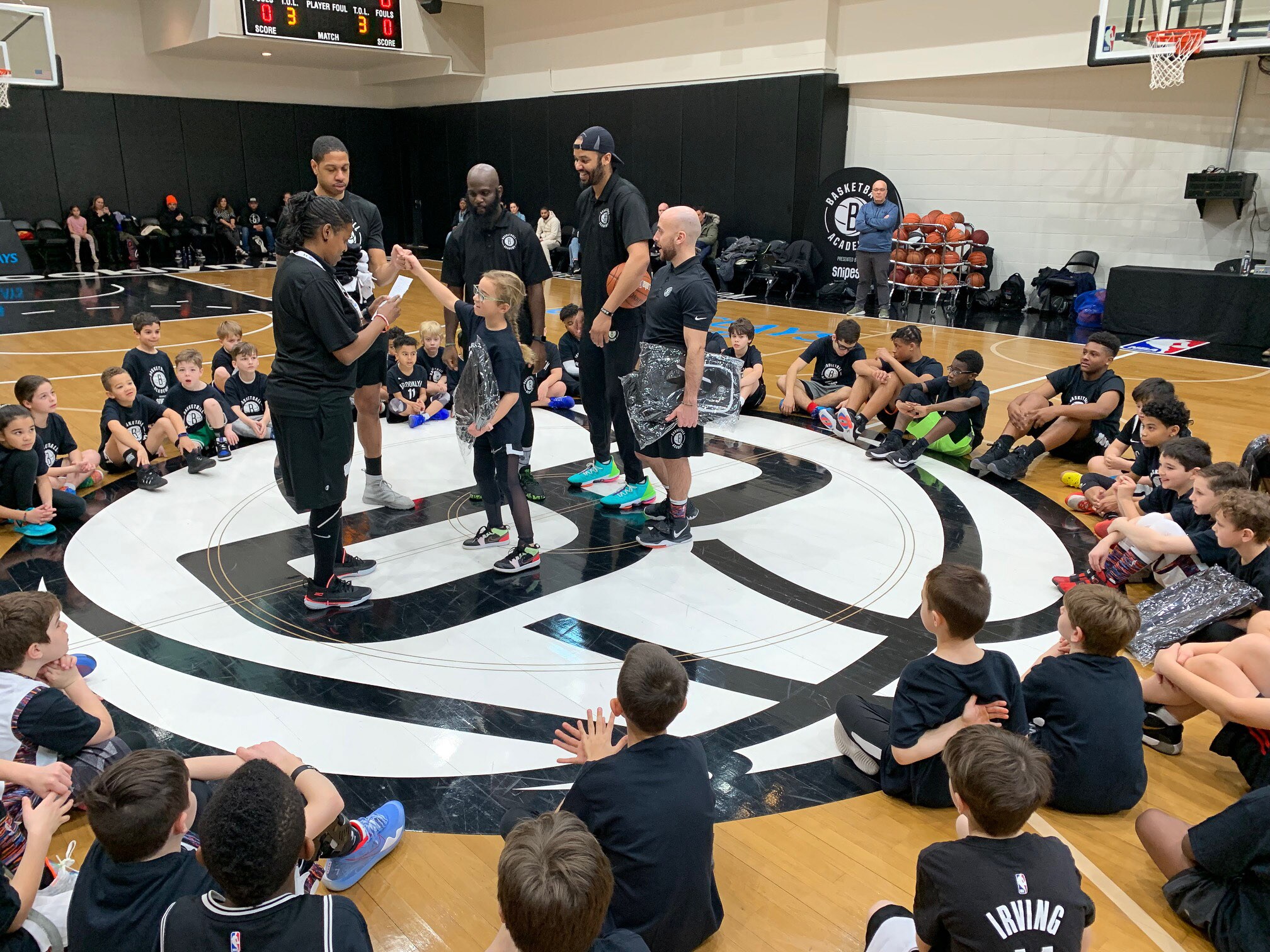 Brooklyn Nets Basketball Academy PreGame Clinic Photo Gallery