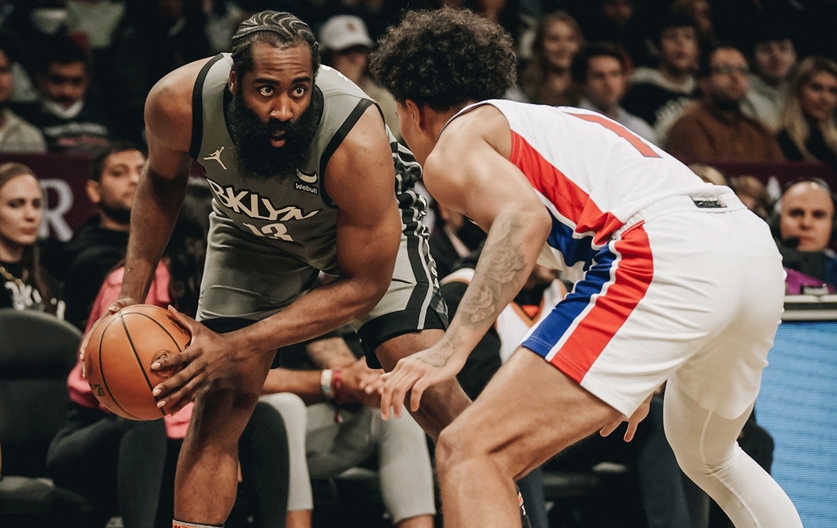 James Harden Notches Triple-Double Against Detroit | NBA.com