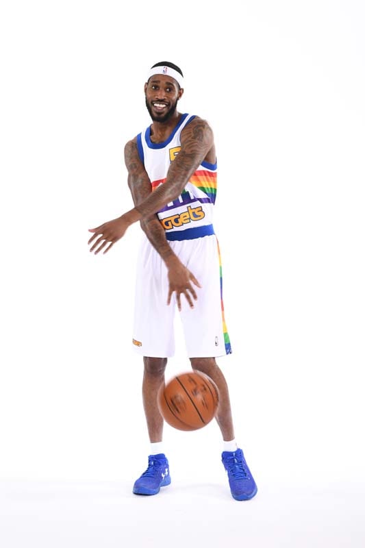 Denver nuggets rainbow on sale jersey