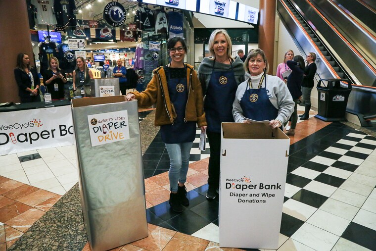 Nuggets Ladies | Diaper Drive Photo Gallery | NBA.com