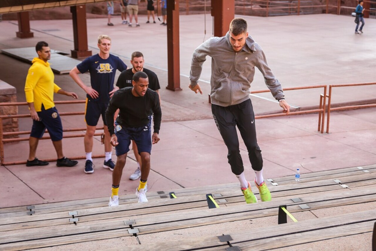 Nuggets Workout at Red Rocks | Denver Nuggets