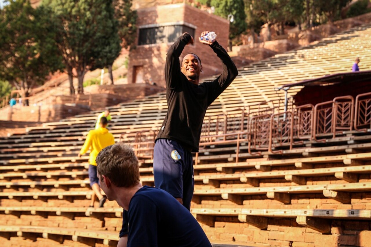 Nuggets Workout at Red Rocks | Denver Nuggets