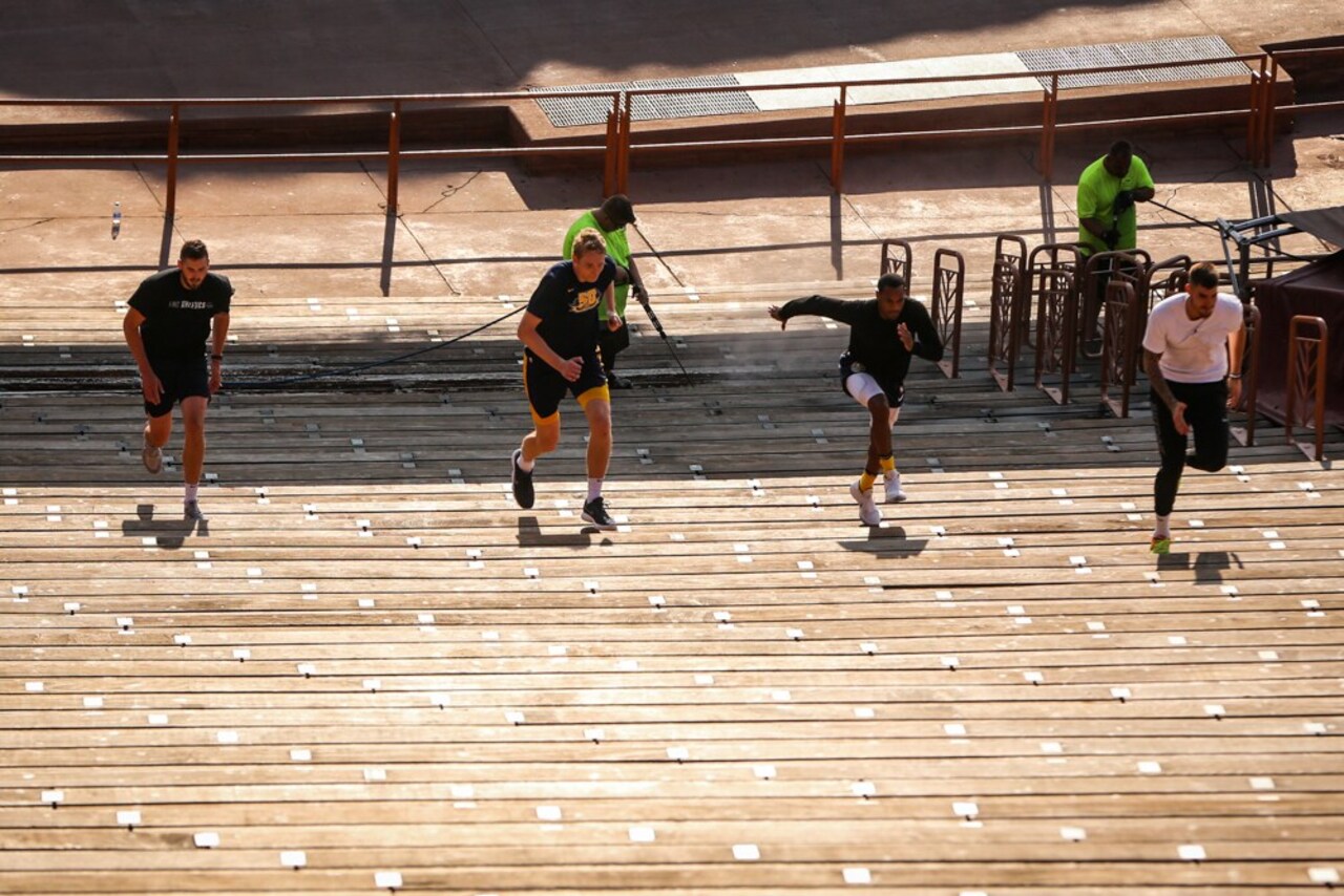Nuggets Workout at Red Rocks | Denver Nuggets