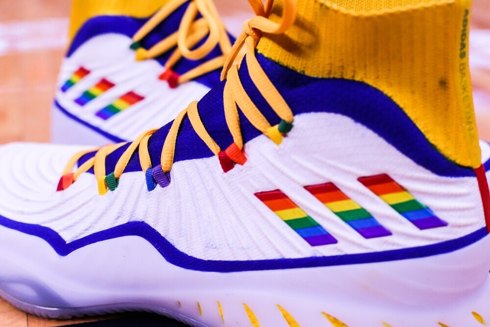 Jamal Murray Adidas Shoes for 80's Night | Denver Nuggets
