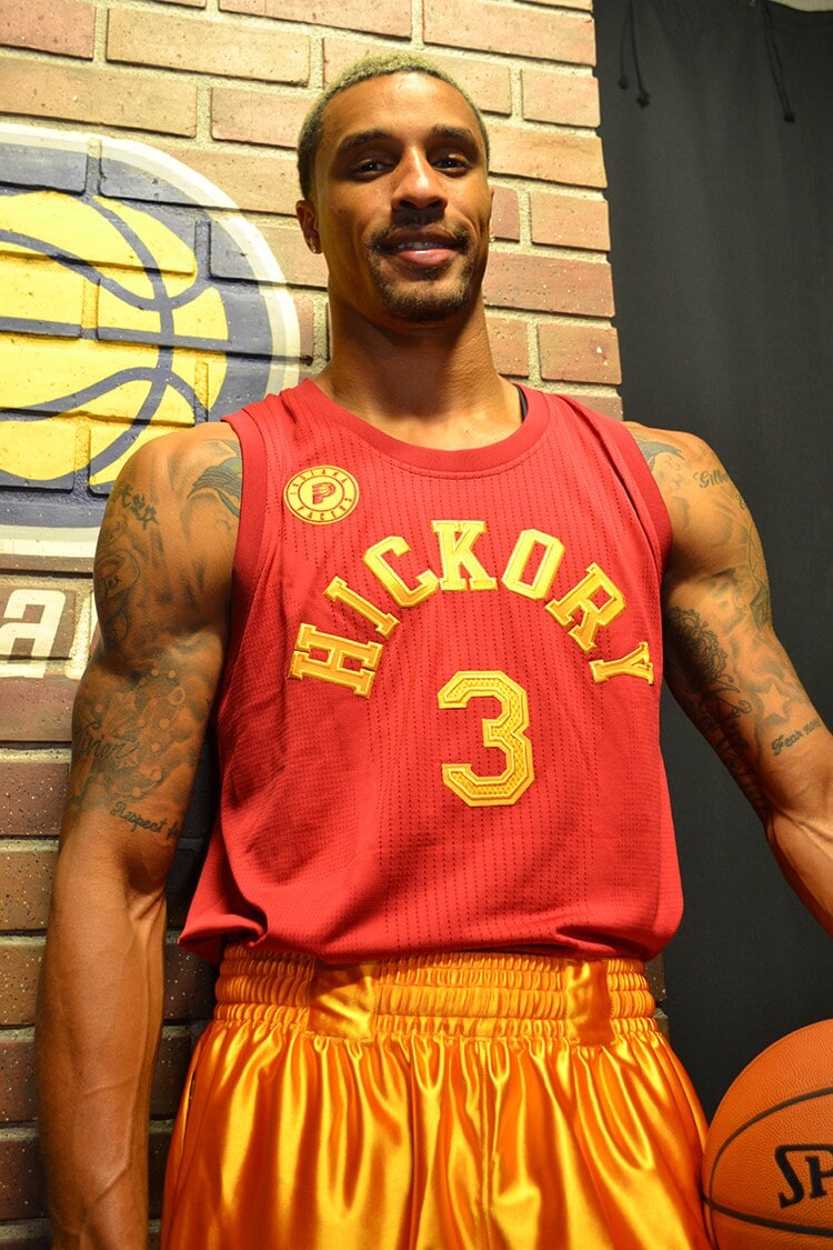 George hill hickory jersey clearance