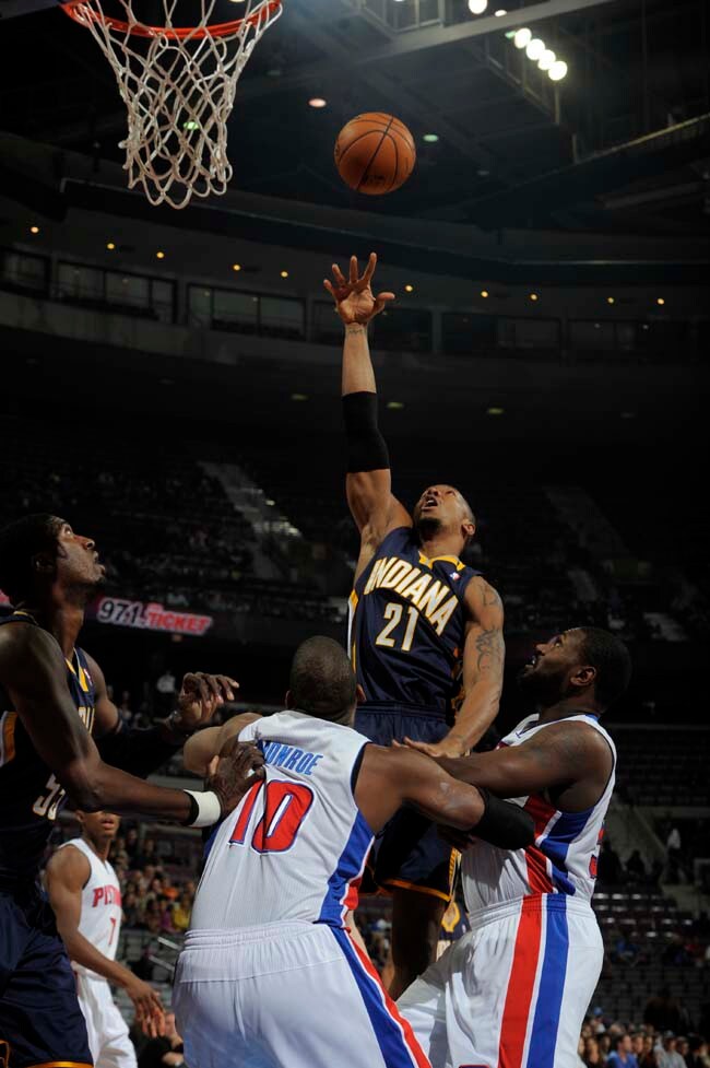 Pacers 88, Pistons 77 Photo Gallery