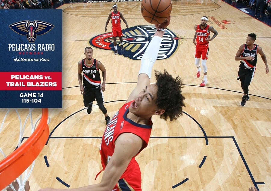 Portland Trail Blazers vs New Orleans Pelicans Nov 19, 2019 Game