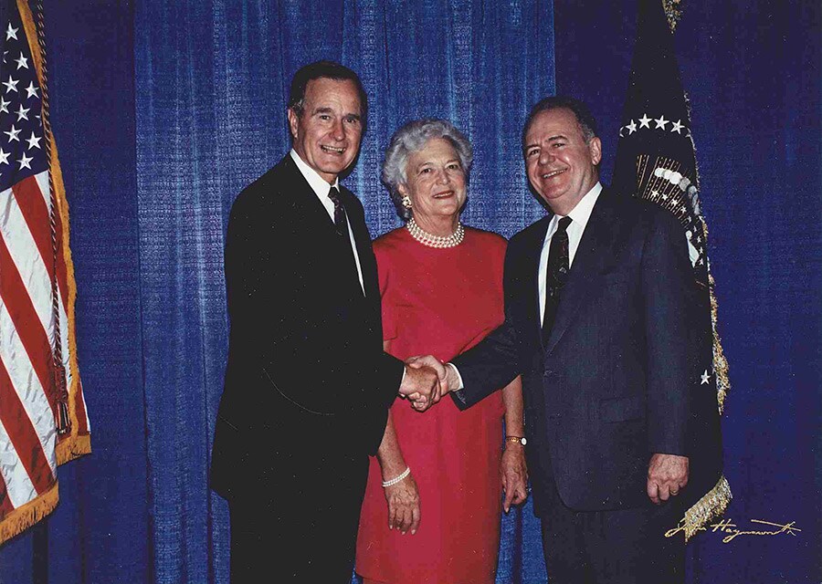 Lightbox-image: A look back through the years with New Orleans Pelicans and Saints owner Tom Benson....